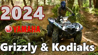 2024 Yamaha Grizzly 700 | Kodiak 700 & 450 First look!