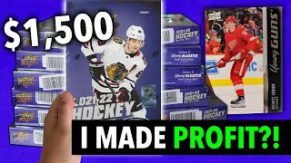 I Spent $1,500 On A BOX... I Am SHOCKED  | 2021-2022 Upper Deck Series 2 Case Opening