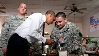 President Obama Visits Troops at Fort Bliss