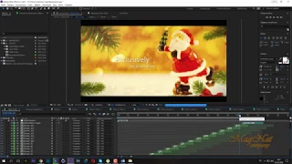 After effects Секрет новогоднего проекта послойное проектирование