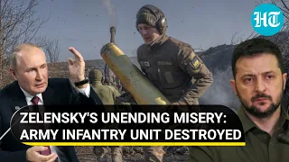 Russian fire & fury: Ukraine soldiers bite the dust as Russians destroy an infantry unit in Soledar
