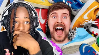 MrBeast Giving 20,000 Shoes To Kids In Africa | REACTION