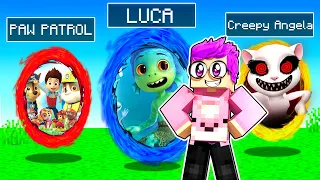 Can LANKYBOX Survive These MINECRAFT PORTALS?! (LUCA, TALKING ANGELA, PAW PATROL, + MORE!)