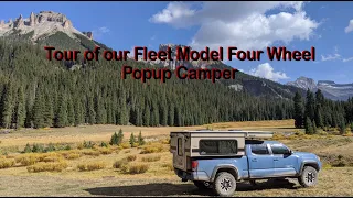 Tour of our Four Wheel Camper (FWC) Fleet Model Pop-up RV Camper