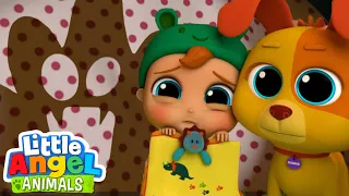 Beware the Monsters in the DARK ! 👻| Fun Animal Sing Along Songs by Little Angel Animals