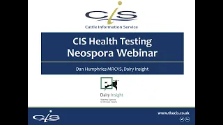 CIS Health Testing Webinar #2 - Neospora