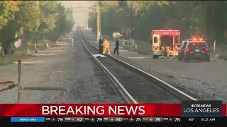 Pedestrian fatally struck by Metrolink train in Northridge