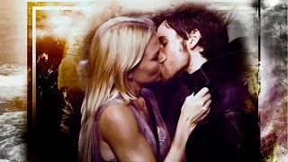 Emma and Hook - Kiss me [All captainswan kisses  3x05 - 5x11 S L O W   M O T I O N]