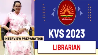 KVS Library science Interview course l KVS #LIBRARIAN Interview video l PD Classes Manoj Sharma