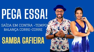 Samba de Gafieira - Saída em contra-tempo/balança-corre-corre - Canal Dança Comigo