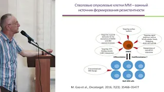 Механизмы развития лекарственной  резистентности при множественной миеломе. В. П. Поп