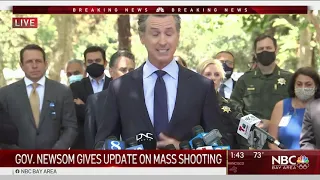 Gov. Gavin Newsom Joins South Bay Officials to Address Shooting in San Jose