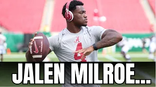 Alabama Crimson Tide Football News: Quarterback Preview | Jalen Milroe is favorite to start