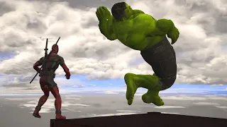 Deadpool VS Hulk Water Ragdolls GTA 5 - Tube5 Gamer