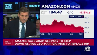 Amazon Web Services CEO Adam Selipsky to step down on June 3