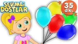 Balonlar 🎈 şarkısı | Sevimli Dostlar Bebek Şarkıları | Adisebaba TV Kids Songs and Nursery Rhymes