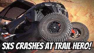 Crazy SXS Crashes Up Nasty Half! || 2023 Trail Hero