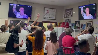 Reacción últimos minutos Real Madrid-Bayern Peña madridista de Villa del Río semifinal Champions