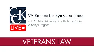 Eye Conditions VA Disability Claims