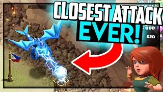 CLOSEST ATTACK EVER?! Clash of Clans - CLUTCH...or Not?