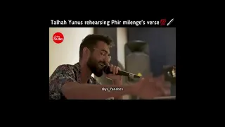 Talhah Yunus - Phir Milenge BTS #cokestudio #youngstunners #season14