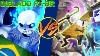 [Fandub] Sans Vs Bill Cipher - (One Minute Melee) [Dublado PT-BR]