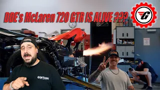 DDE's McLaren 720 GTR Shooting Flames Like Crazy!