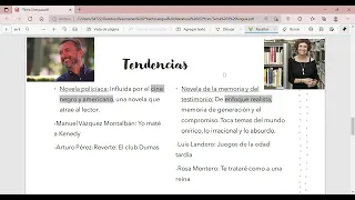 Literatura 2º bachillerato. Novela 1975-Actualidad - Temario de la EvAU