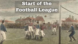 8th September 1888: The very first Football League games played in England