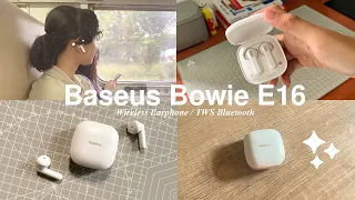 ✦ Unboxing 100K Wireless Earphone Terbaik, Baseus Bowie E16 ☺ (SUB INDO) ★彡