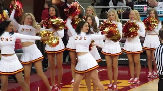 USC Song Girls - Timeout of USC vs Washington 3/4/2017