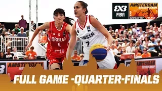 Russia vs. Serbia - Quarter-Finals - Full Game - FIBA 3x3 Europe Cup 2017