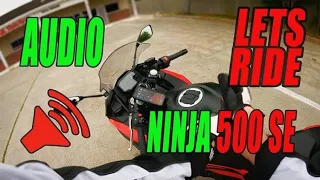 NINJA 500 SE 2024 [Ride With Me] [Audio] Lets Ride