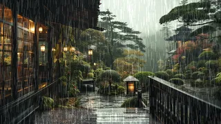 Real Rain Sound for Sleep & Relaxation | Rain on Garden