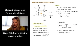 Class AB Stage: Biasing Using Diodes