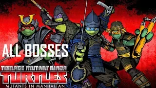 Teenage Mutant Ninja Turtles Mutants in Manhattan All BOSSES and Story Cut Scenes