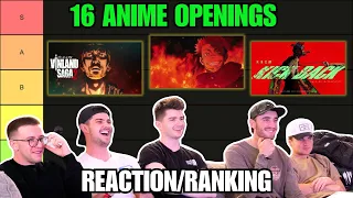 RANKING/REACTING to Openings of EVERY Anime We Watched In 2023