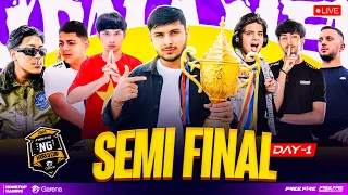 NG WORLD CUP SEMI FINAL DAY 1 🔥🏆 NG , BRAZIL, AMF, VINCENZO, OG, RNA 💀#nonstopgaming -free fire live