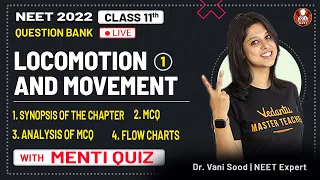 NEET: Locomotion and Movement | Class 11 | NEET Biology Question Bank-01 | NEET 2022 | Vedantu