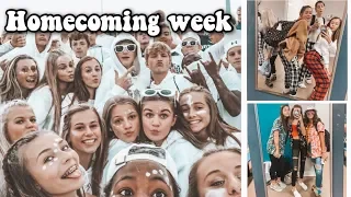 homecoming spirit week picks my outfits for a week | vlog