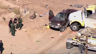 Police: 13 killed when big rig hits SUV carrying 25