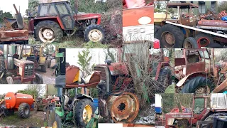 donie Norton Ballingarry co Tipperary a  walk around his tractors and scrap yard dose he have