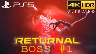 (PS5) RETURNAL #1 Boss Phrike GAMEPLAY | 4K HDR | 60fps | Ray Tracing | ULTRA High REALISTIC Graphic