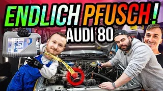 Inspektion am Audi 80! (mit Pfusch)