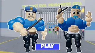 Перекачаный малыш БАРРИ убегает из тюрьмы КАЧКОВ!!! 💪 MUSCLE BARRY'S PRISON RUN! #roblox