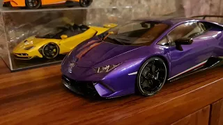 AUTOart 1/12 lamborghini Huracan Performante pearl purple.  It's just awesome.  Mi nuevo Lambo