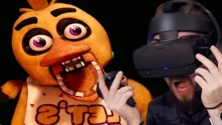 They're SO Scary Up Close in Five Nights At Freddy's VR (FNAF VR) - Part 2