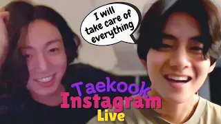 [Eng Subs] Taekook's Instagram Live that stayed till the Sunrise ft. Special guest 'Bam'