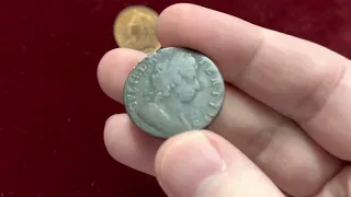 Медные монеты Англии разных годов