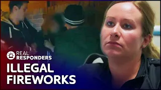 Teen Vandals Throw Illegal Fireworks Into The Street | Women On The Force | Real Responders